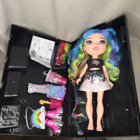 Rainbow Surprise 14” Doll- Rainbow Dream Doll with DIY Slime - Picture 2 of 14